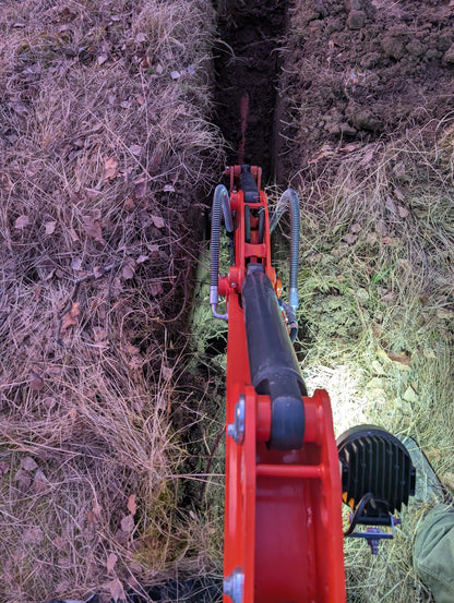 Minigrävare Storarm Z12, 3-cyl Kubota, joysticks, S30/180, premium