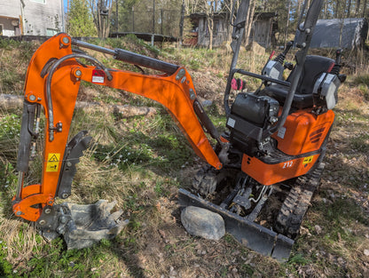 Minigrävare Storarm Z12, 3-cyl Kubota, joysticks, S30/180, premium