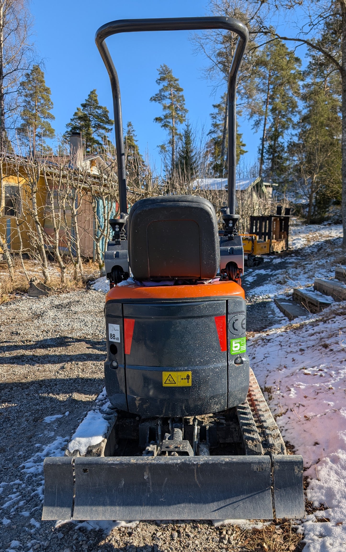 Minigrävare Storarm Z12, 3-cyl Kubota, joysticks, S30/180, premium