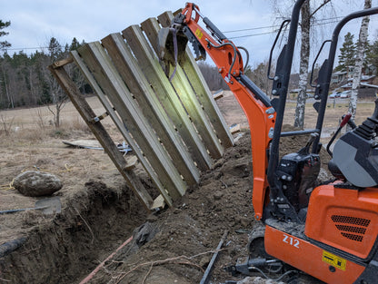 Minigrävare Storarm Z12, 3-cyl Kubota, joysticks, S30/180, premium